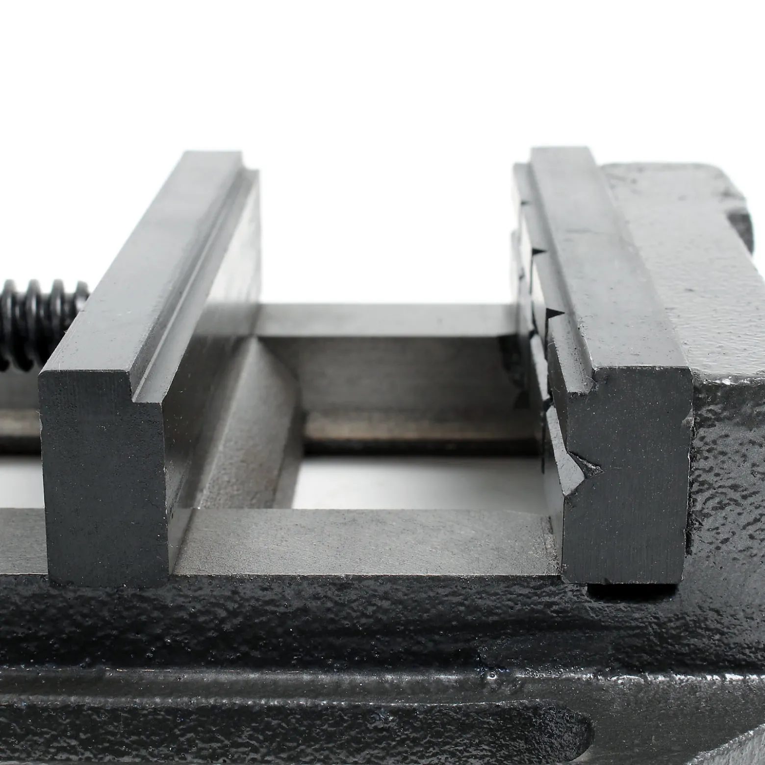 Wiltec Maschinenschraubstock 75 mm Backenbreite, Schraubstock für Werkstatt, Bohrmaschinenschraubstock als Spannwerkzeug
