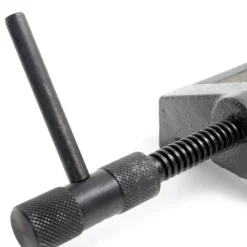 Wiltec Maschinenschraubstock 200 mm Backenbreite, Schraubstock für Werkstatt, Bohrmaschinenschraubstock als Spannwerkzeug