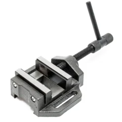Wiltec Maschinenschraubstock 125 mm Backenbreite, Schraubstock für Werkstatt, Bohrmaschinenschraubstock als Spannwerkzeug