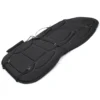 Wiltec Massagesitzauflage Auto 105x50cm Betrieb über 12V-Zigarettenanzünder mit 5 Vibrationsmotoren und Wärmefunktion Schwarz Sitzheizung Auflage Massagematte Massageauflage Massagesitz