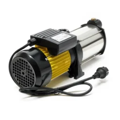 Wiltec Mehrstufige Kreiselpumpe 6600l/h 900W Förderhöhe 55m, Ansaughöhe 9m, 2850U/min, Wasserpumpe für Hauswasserwerke, Haus und Garten