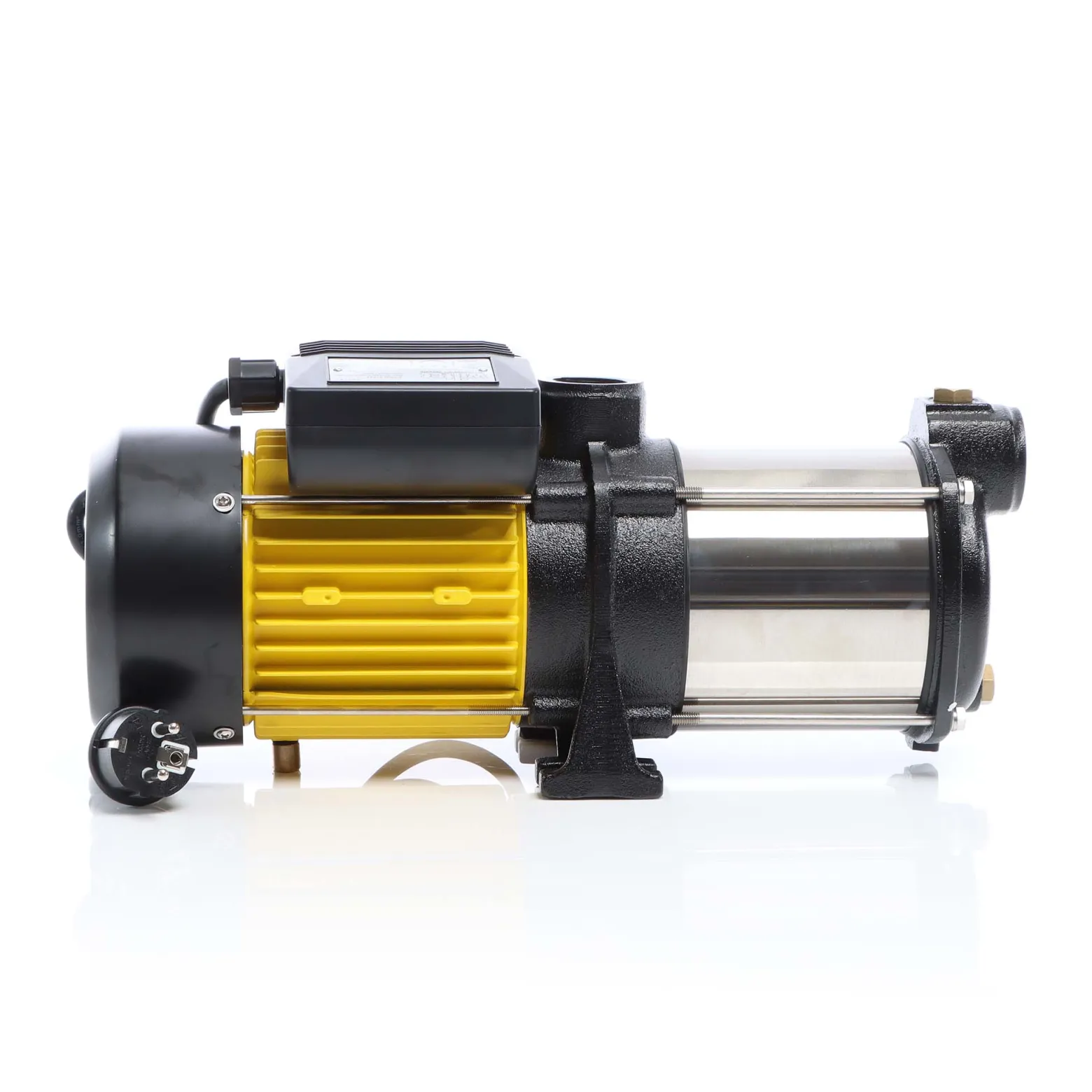 Wiltec Mehrstufige Kreiselpumpe 6000l/h 550W Förderhöhe 35m, Ansaughöhe 9m, 2850U/min, Wasserpumpe für Hauswasserwerke, Haus und Garten