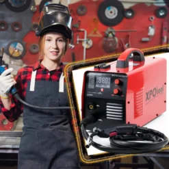 Wiltec MIG Schweißgerät IGBT Inverter für MIG/MMA Schweißen für Fülldraht und Elektroden geeignet, Elektroden Schweißgerät