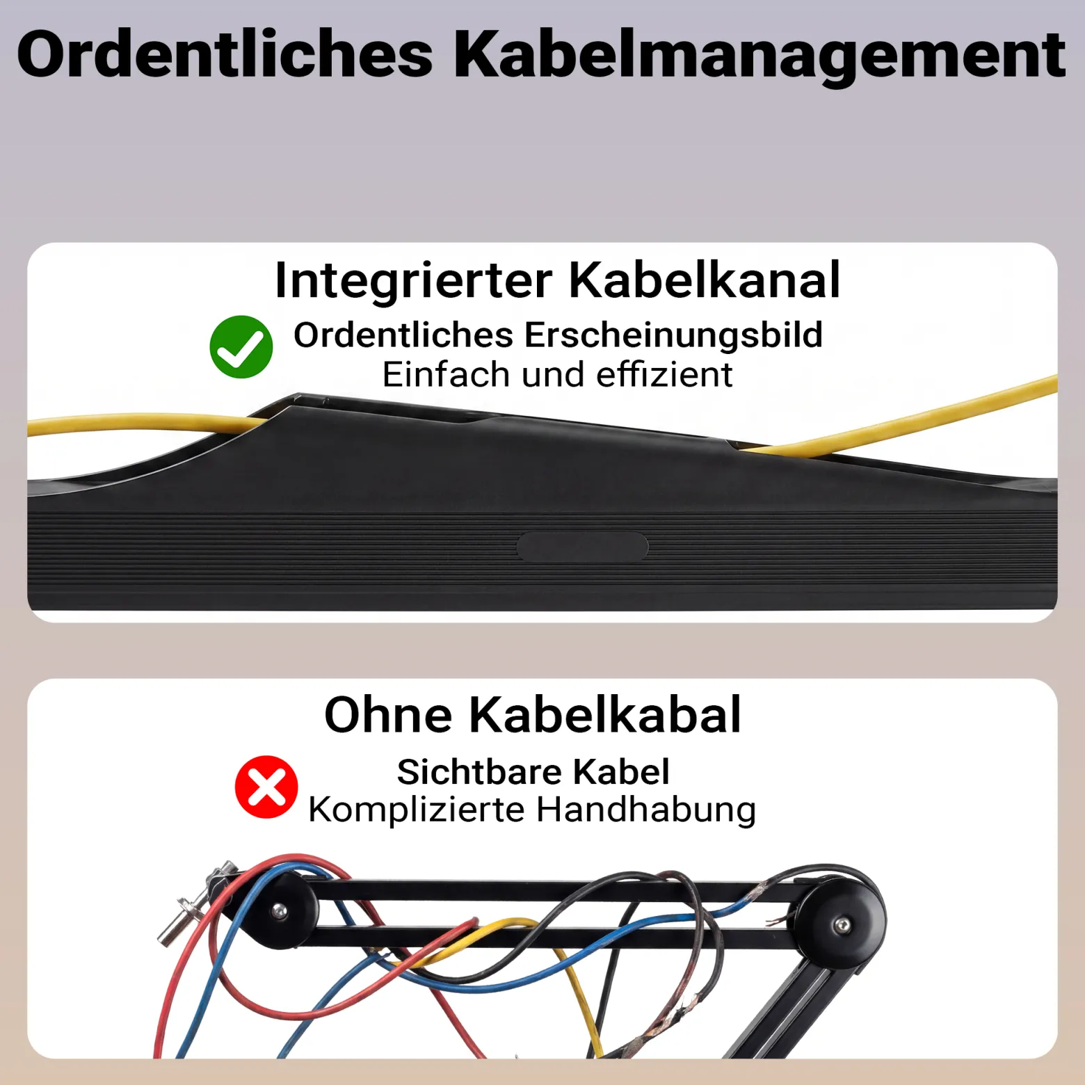 Wiltec Mikrofonarm 80cm Gelenkarm Tischhalterung für 3/8" und 5/8" Mikrofone für Studio und Zuhause