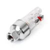 Wiltec Mini Luftfilter mit Wasserabscheider für Airbrush Kompressor, mit 2x 9,51mm (1/8") Gewinde, Zubehör, für Modellbau, Tattoos, Nailart