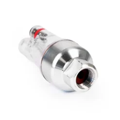 Wiltec Mini Luftfilter mit Wasserabscheider für Airbrush Kompressor, mit 2x 9,51mm (1/8