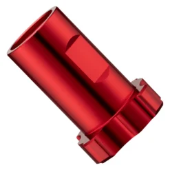 Wiltec Mischbechersystem Adapter aus Aluminium Ø19 x 42 mm, Verbinder für Farbmischbecher und Lackierpistole