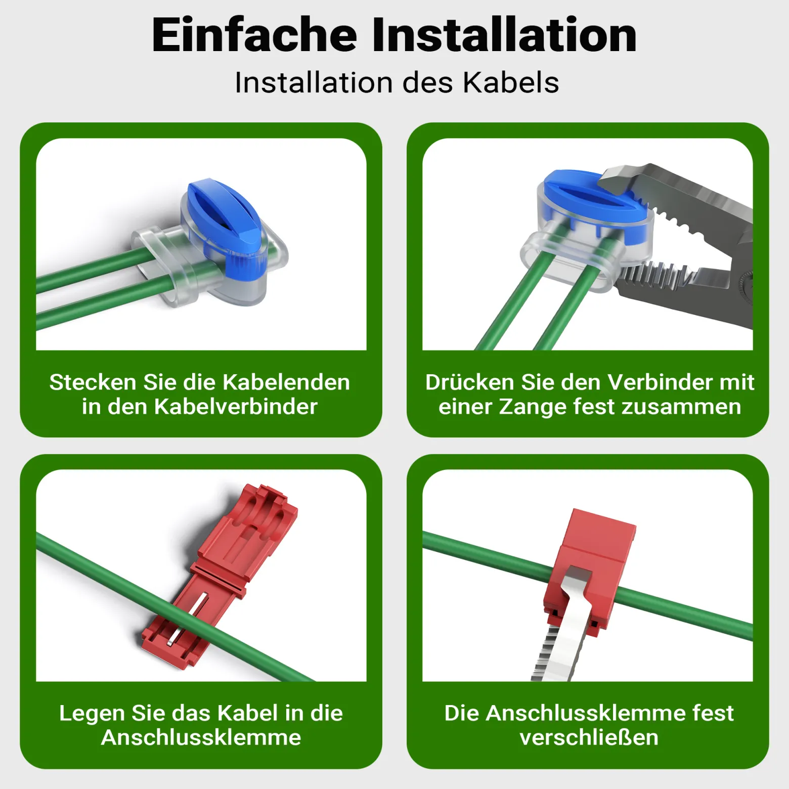 Wiltec 50 m Mähroboter Begrenzungskabel Ø 2,7 mm TCCA, kupferbeschichteter Aluminiumdraht, Leitkabel für Rasenroboter, Universal Begrenzungsdraht kompatibel mit diversen Rasenmähern