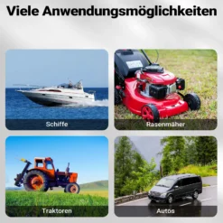 Wiltec mobile Tankanlage 60 l mit 12 V Pumpe, Kraftstoffbehälter für Diesel und Benzin, tragbarer Kraftstoff Kanister für flexibles Tanken