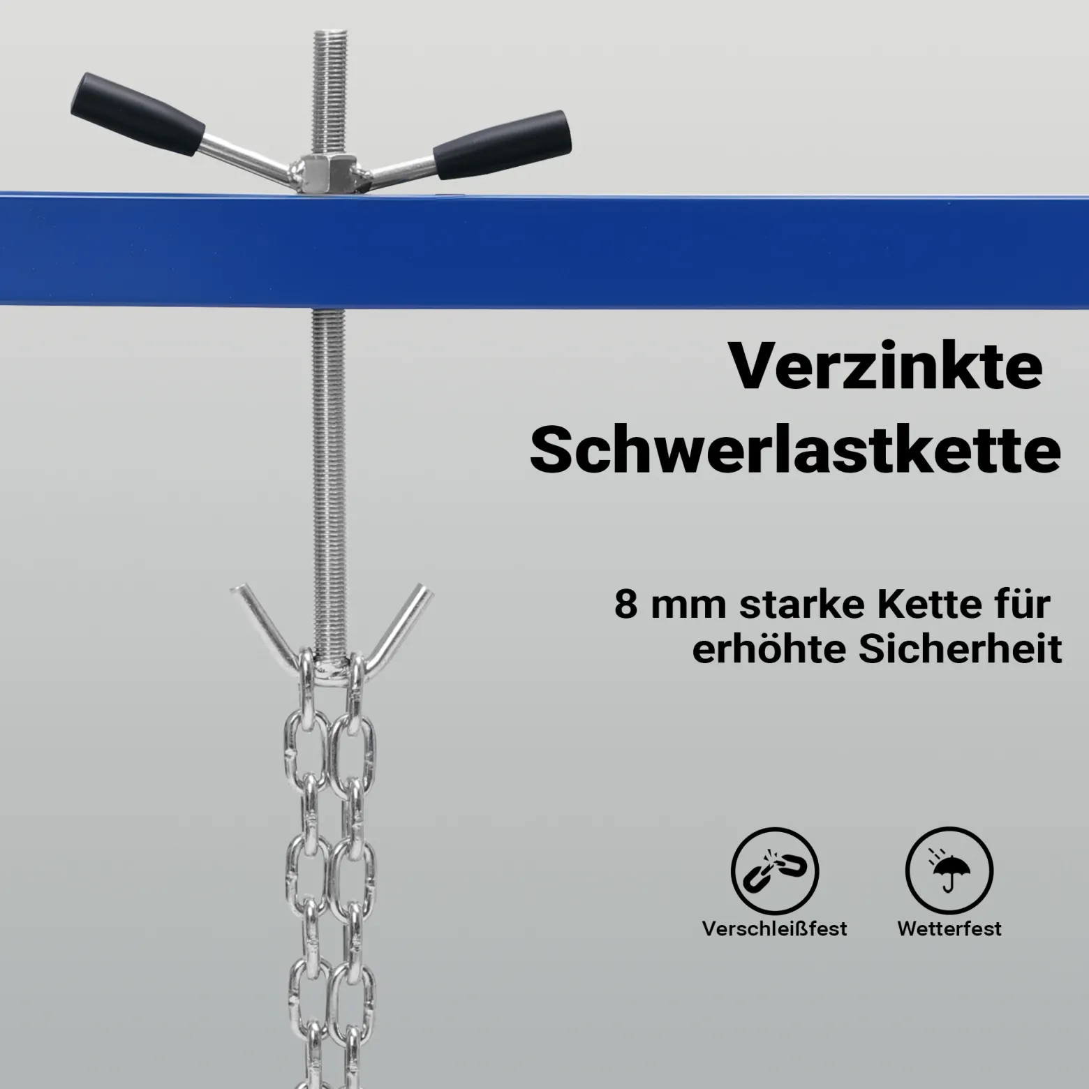 Wiltec Motorbrücke bis zu 500kg Kotflügeltraverse zur Reparatur an Motoren Motorhalter, Motorheber
