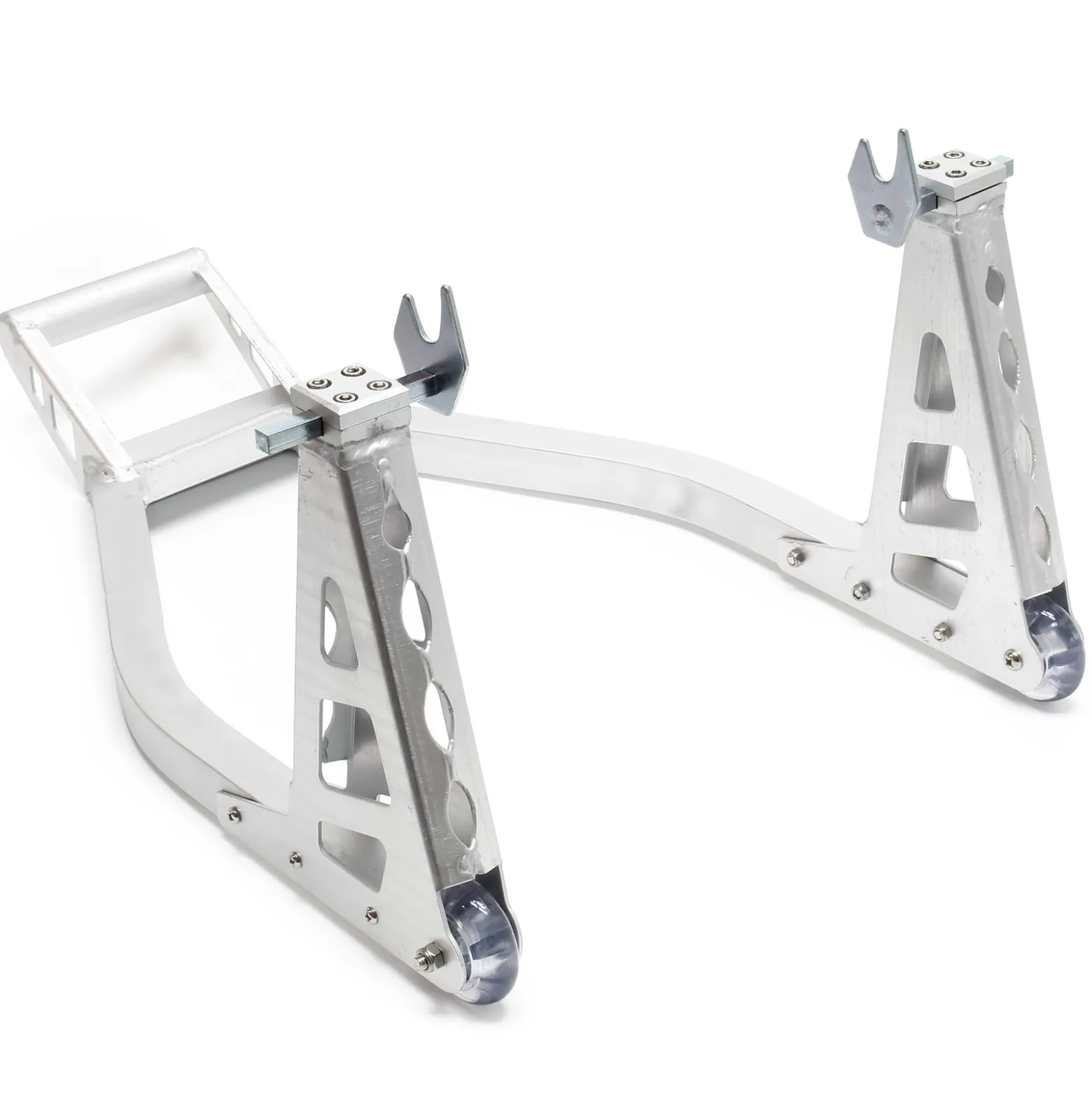 Wiltec Motorradständer für 245-360 mm Hinterrad, bis 317 kg, Motorradheber aus Aluminium, als Montageständer und zur Lagerung