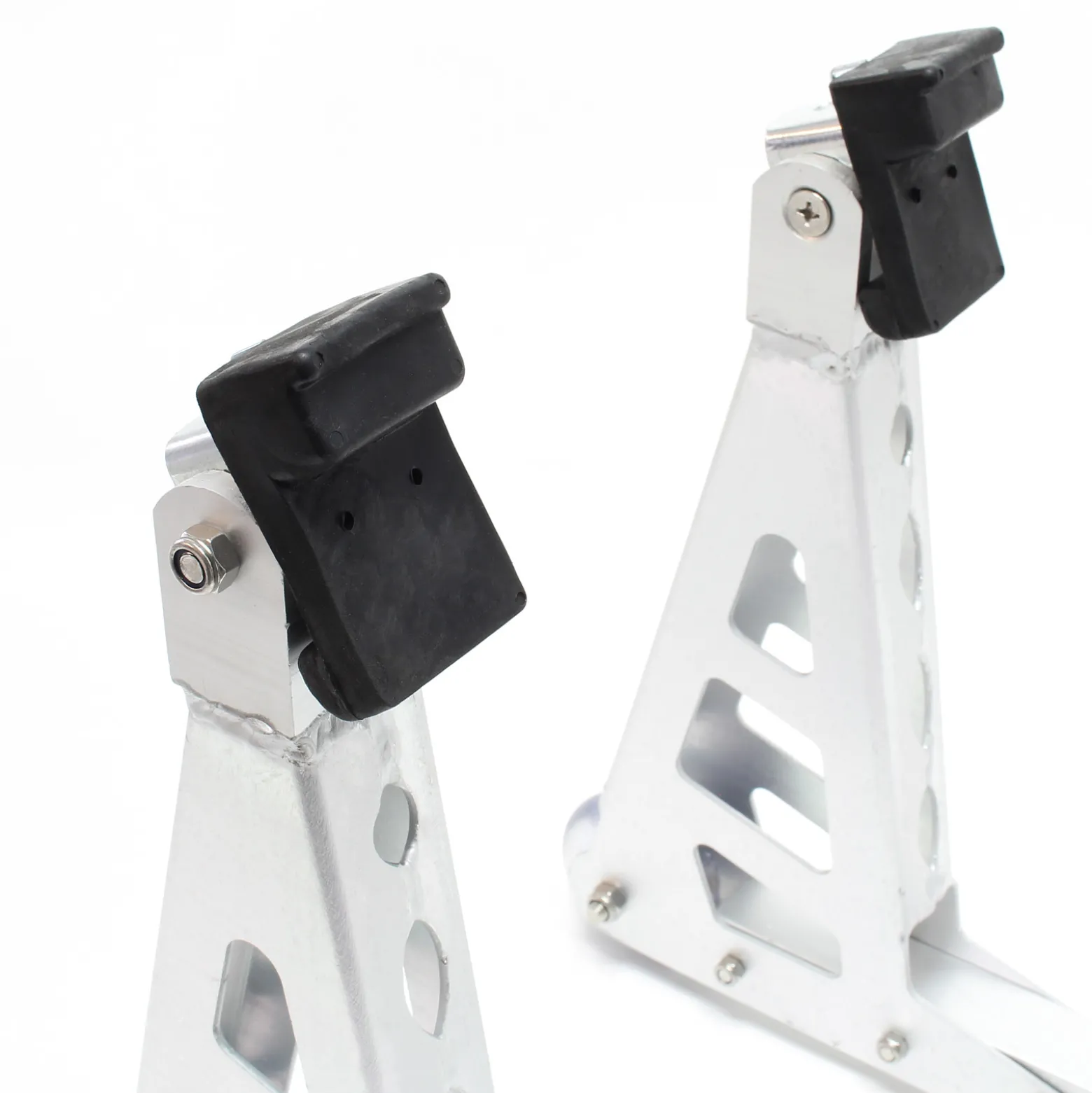 Wiltec Motorradständer für 200-238 mm Vorderrad, bis 317 kg, Motorradheber aus Aluminium, als Montageständer und zur Lagerung