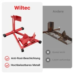 Wiltec Motorradständer vorne für 17-21