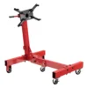 Wiltec Motorständer bis 680 kg, Motorheber mit 360° Lenkrollen, Getriebeheber mit Montagekopf drehbar, Getriebehalter klappbar, robuste Motorhalterung