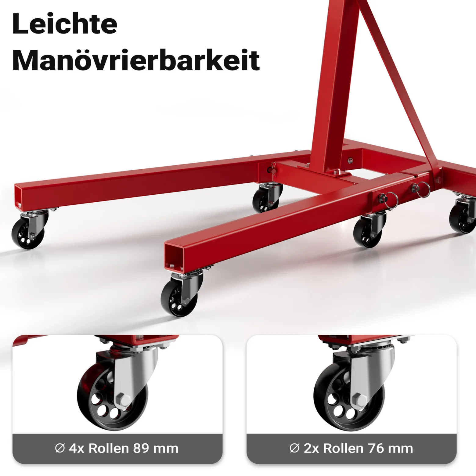 Wiltec Motorständer bis zu 900kg aus lackiertem Stahl mit Rollen Motorheber, Getriebeheber, Getriebehalter
