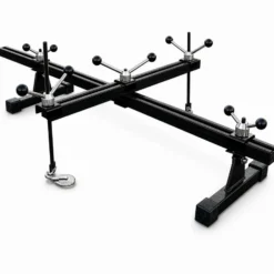 Wiltec Motortraverse Motorhalter 500 kg mit Querträger, verstellbare Motorbrücke 400–1400 mm, Motorstütze für Motor und Getriebe