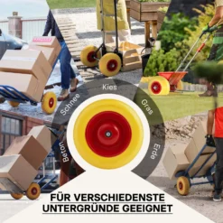 Wiltec Pannensicheres PU Rad 3.50-8 80 x 370 mm 130 kg, Polyurethan Vollgummi Schubkarren Komplettrad mit Stahlfelge, Schubkarrenrad pannensicher