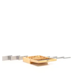 Wiltec Parallelunterlagen Set 18-teilig 100mm, 9 Paar Schraubstockunterlage aus Werkzeugstahl, Fräsunterlagen, Unterlegleisten