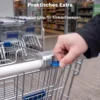 Wiltec Parkscheibe mit Eiskratzer und 3 Einkaufschips, Parkuhr Auto nach StVO, Scheibenkratzer mit Gummilippe