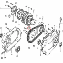 Wiltec Passfeder Abtrieb 7 x 7 x 42 für LIFAN 6,5-13 PS Motor – Benzinmotor Ersatzteil für Ölbadkupplung – Einzylinder für Kleinmaschinen & Karts, 4-Takt Motor & OHV Ventilsteuerung