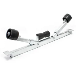 Wiltec Pendelrolle 111 cm, Sliphilfe für Boote bis 1000 kg, Sliprollen für Bootstrailer, Zentrierhilfe aus Stahl, Kielrolle mit verstellbarer Winkelneigung