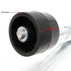 Wiltec Pendelrolle 111 cm, Sliphilfe für Boote bis 1000 kg, Sliprollen für Bootstrailer, Zentrierhilfe aus Stahl, Kielrolle mit verstellbarer Winkelneigung