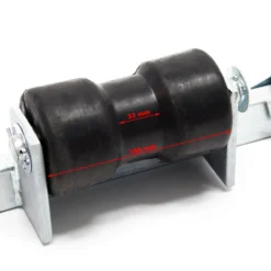 Wiltec Pendelrolle 111 cm, Sliphilfe für Boote bis 1000 kg, Sliprollen für Bootstrailer, Zentrierhilfe aus Stahl, Kielrolle mit verstellbarer Winkelneigung