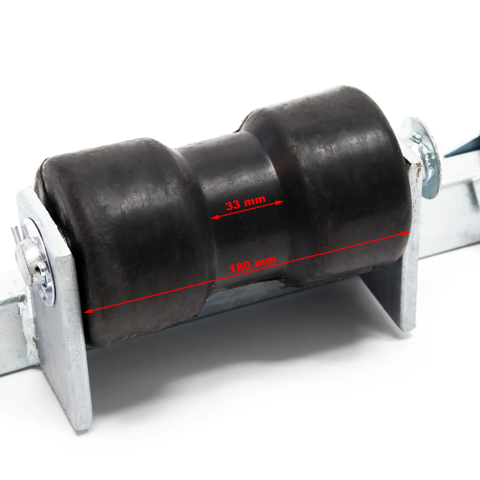 Wiltec Pendelrolle 111 cm, Sliphilfe für Boote bis 1000 kg, Sliprollen für Bootstrailer, Zentrierhilfe aus Stahl, Kielrolle mit verstellbarer Winkelneigung