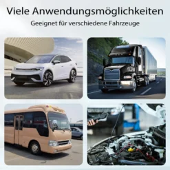 Wiltec Pneumatischer Einspritzdüsen Auszieher Satz, Injektor Werkzeug universell, Demontage Einspritzventil mit Magnetspulen oder Schraubanschlüssen