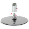 Wiltec Pole Dance Profi Tanzstange Ø 45 mm, höhenverstellbar von 2,31-2,74 m, aus Stahl, Montage ohne Bohren, Fitnessstange, Tabeldance Stange