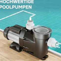 WilTec Poolpumpe 19200 l/h 750 W Schwimmbadpumpe Filterpumpe Umwälzpumpe