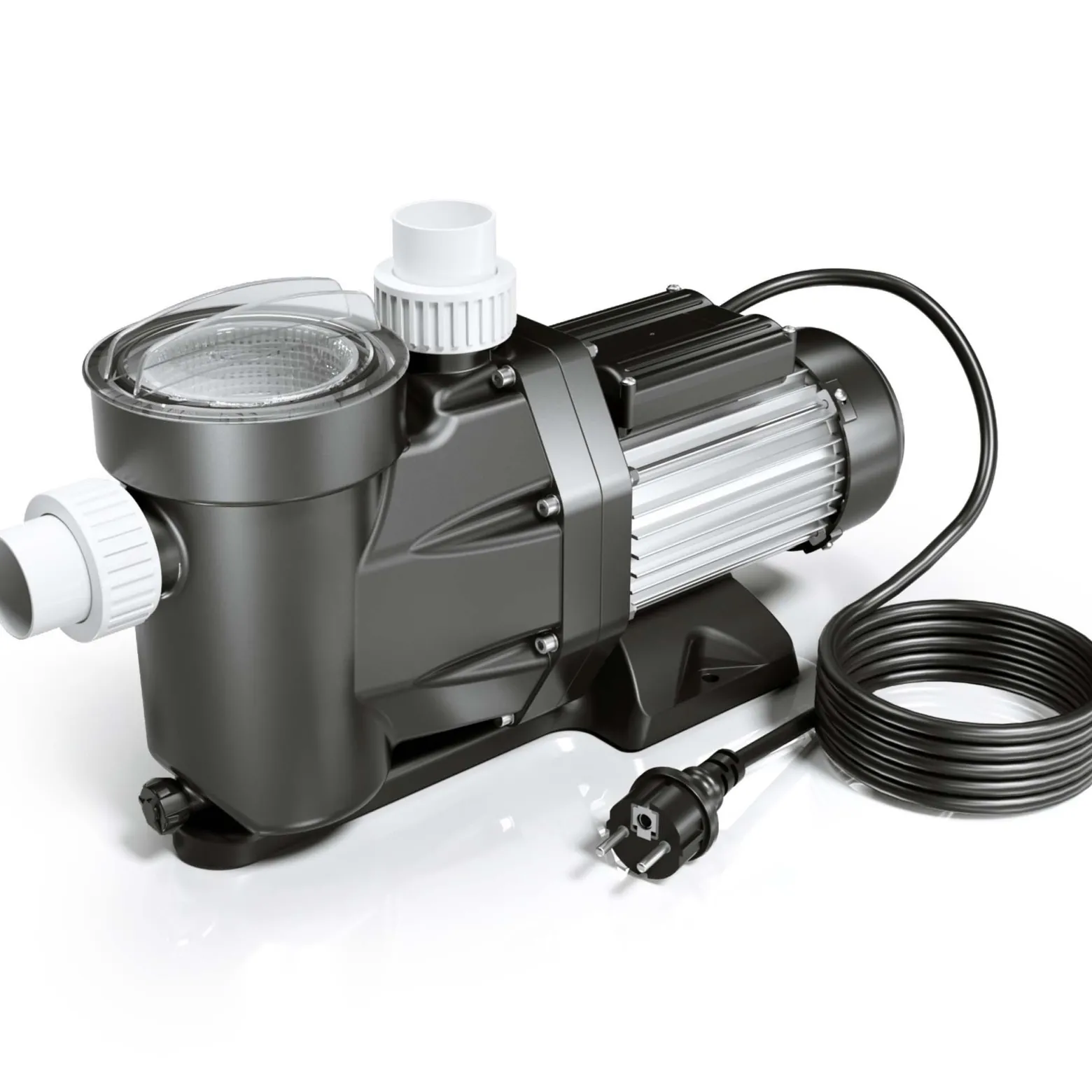 WilTec Poolpumpe 19200 l/h 750 W Schwimmbadpumpe Filterpumpe Umwälzpumpe