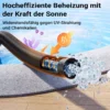 Wiltec Poolschlauch 6 m ⌀38 mm, Schwimmbadschlauch mit Muffen, Pumpenschlauch für Schwimmbecken, Saugschlauch, Solarschlauch
