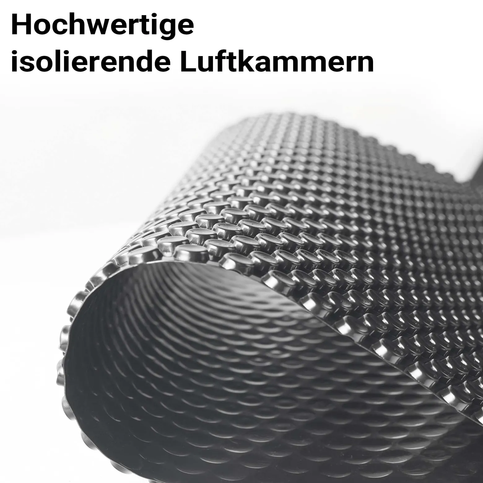 Wiltec Pool Solarfolie Ø 3,6 m, schwarz, Poolheizung aus 120 µ starkem PE Film, Poolabdeckung Poolplane Solarplane rund