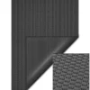 Wiltec Pool Solarfolie 4 x 6 m, schwarz, Poolheizung aus 120 µ starkem PE Film, Poolabdeckung Poolplane Solarplane rechteckig