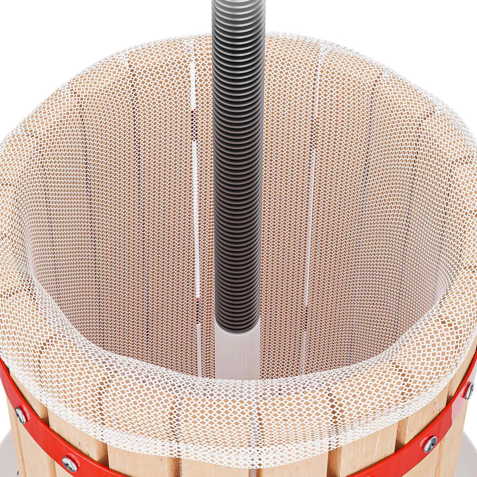 Wiltec Presstuch für Obstpresse Ø355mm Höhe 500mm feine Porung aus Polyester und robust zum Pressen von Maische Obst Wein