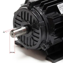 Wiltec Profi Elektromotor 400 V 1,5 kW (2 PS) 3-phasig 2-polig E-Motor in Bauform B3 2830 U/min mit Kupferwicklung, Drehstrommotor