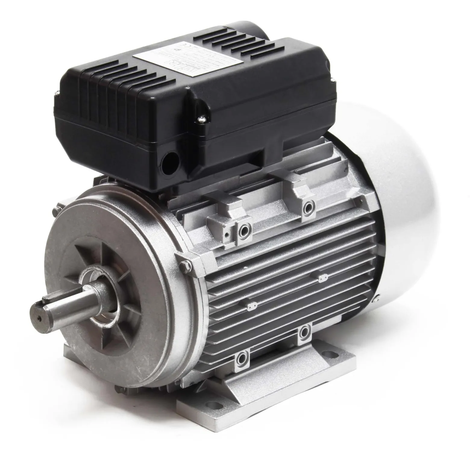 Wiltec Profi Elektromotor 230 V 2,2 kW (3 PS) 1-phasig 2-polig E-Motor mit Anlaufkondensator 2850 U/min und Kupferwicklung