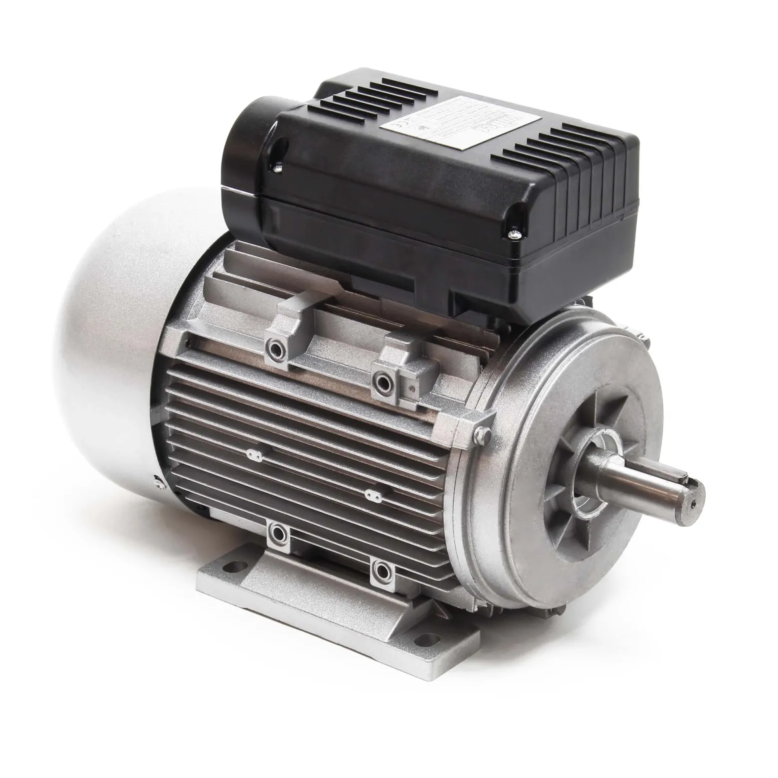Wiltec Profi Elektromotor 230 V 2,2 kW (3 PS) 1-phasig 2-polig E-Motor mit Anlaufkondensator 2850 U/min und Kupferwicklung