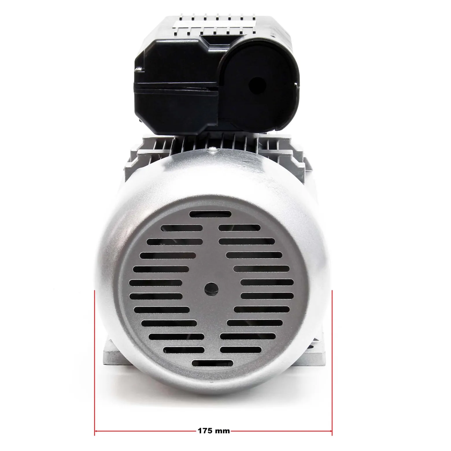 Wiltec Profi Elektromotor 230 V 2,2 kW (3 PS) 1-phasig 2-polig E-Motor mit Anlaufkondensator 2850 U/min und Kupferwicklung