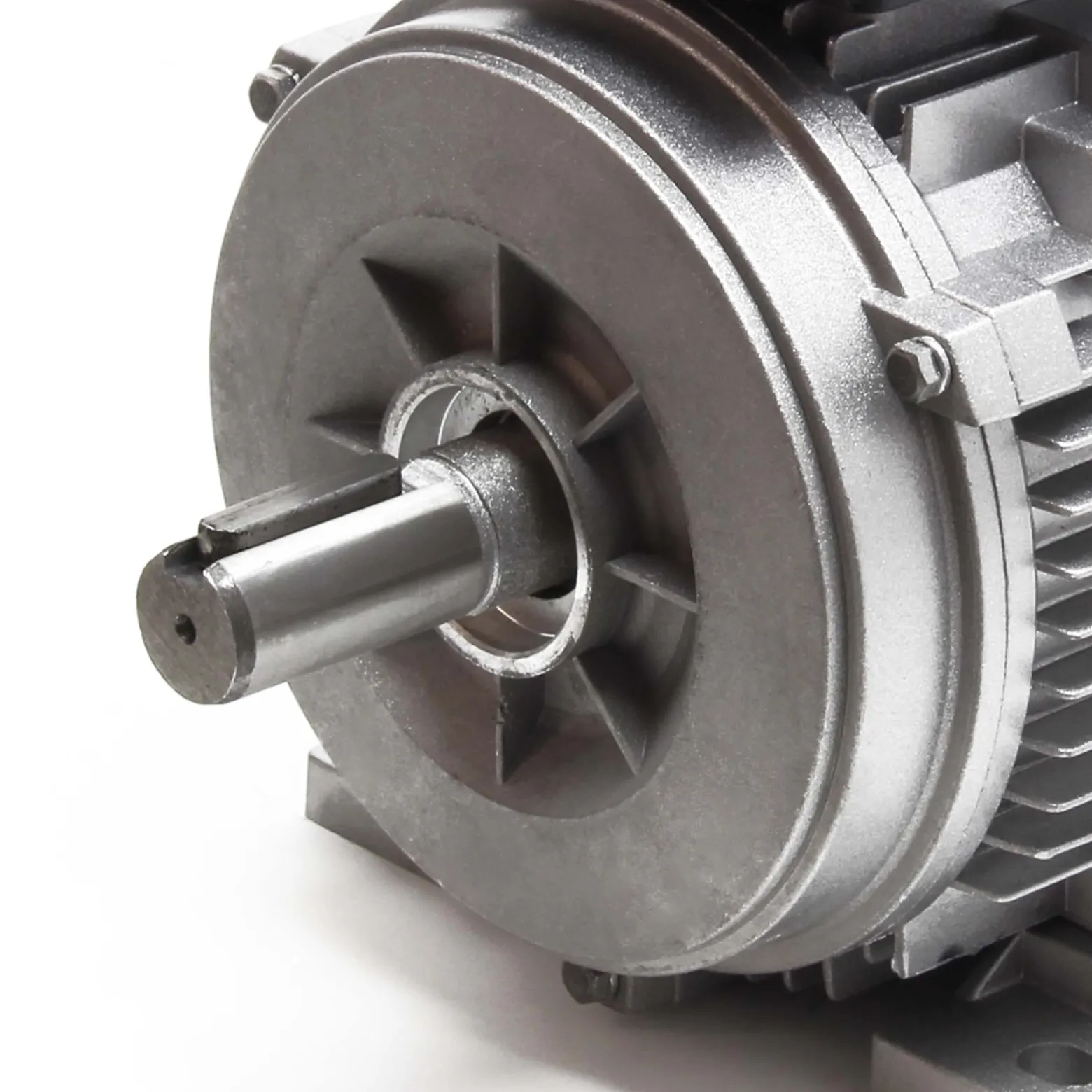 Wiltec Profi Elektromotor 230 V 1,5 kW (2 PS) 1-phasig 2-polig E-Motor mit Anlaufkondensator 2850 U/min und Kupferwicklung