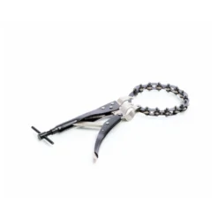 Wiltec Profi Kettenrohrschneider für Auspuffrohr Ø 19-80 mm, Rohrschneider für Stahl, Kupfer, Kunststoff, Kettentrenner aus Stahl
