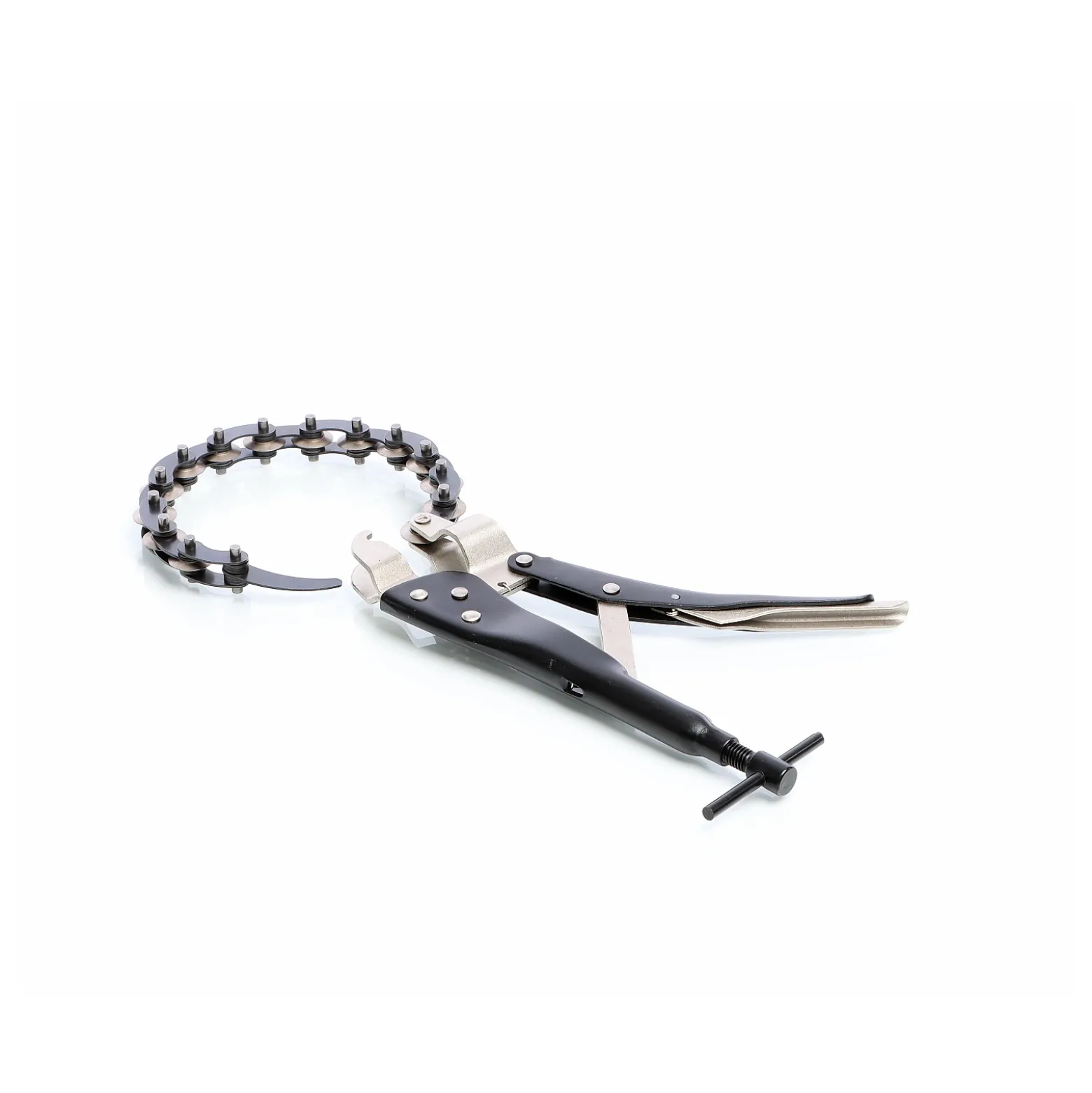 Wiltec Profi Kettenrohrschneider für Auspuffrohr Ø 19-80 mm, Rohrschneider für Stahl, Kupfer, Kunststoff, Kettentrenner aus Stahl