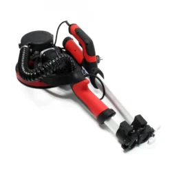 Wiltec Profi Trockenbauschleifer 750 W, Wandschleifer Deckenschleifer mit 225 mm Schleifteller, Langhalsschleifer mit Absaugung, Zubehör und Teleskopstange