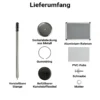 Wiltec Präsentationsständer höhenverstellbar 88-138 cm, Infoständer für A3, Aufsteller Aluminium & Stahl, Werbeaufsteller vielseitig einsetzbar