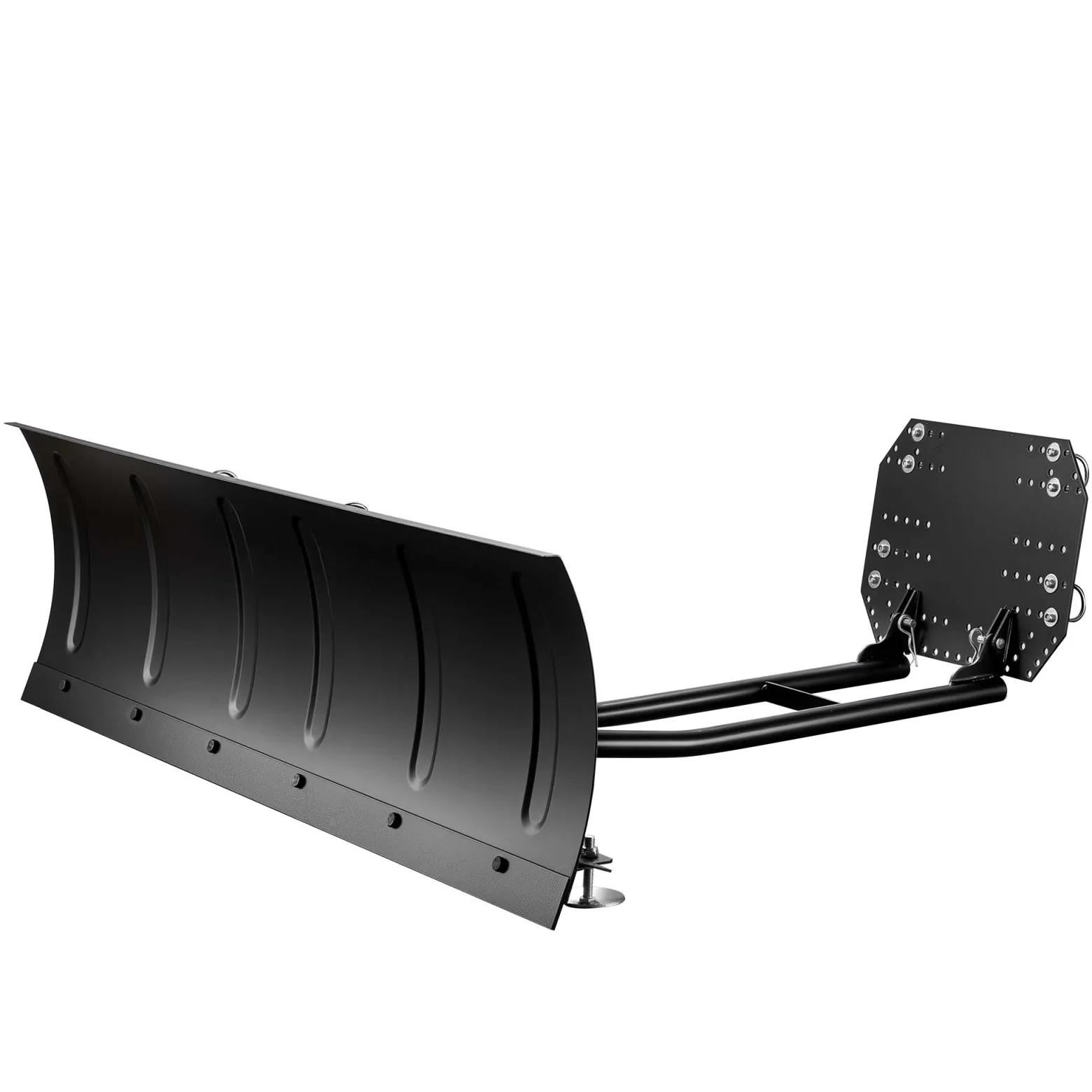 Wiltec Quad Schneeschild 140 x 40 cm, universal Schneepflug für ATV-Fahrzeuge, Traktor, Räumschild aus SPCC, Schneeschippe mit Richtungseinstellung