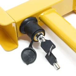 Wiltec Radkralle 480 x 245-340 x 73 mm, für Reifen 175-225 mm, Parkkralle Reifenkralle aus Stahl zur Diebstahlsicherung, Wegfahrsperre inkl. Schlüssel