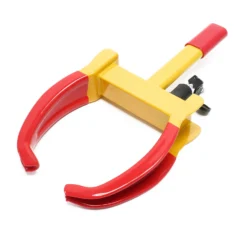 Wiltec Radkralle 480 x 245-340 x 73 mm, für Reifen 175-225 mm, Parkkralle Reifenkralle aus Stahl zur Diebstahlsicherung, Wegfahrsperre inkl. Schlüssel