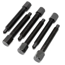 Wiltec Radlager Werkzeug Satz 19 teilig, Druckplatten 55,5-84 mm, Gewindespindel, Druckhülsen, Radlagerabzieher für Kfz im Koffer