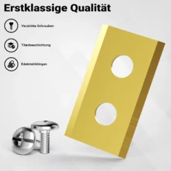 Wiltec Rasenroboter Messer Set Titan V2 35 x 18 mm – 18 Stück - Klingen für Mähroboter, Rasenmäher Ersatzmesser kompatibel mit verschiedenen Modellen